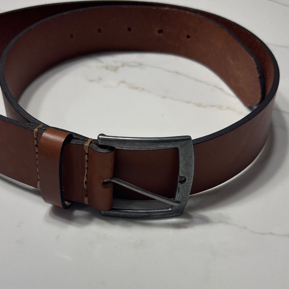 Timberland Dark Brown Leather Belt